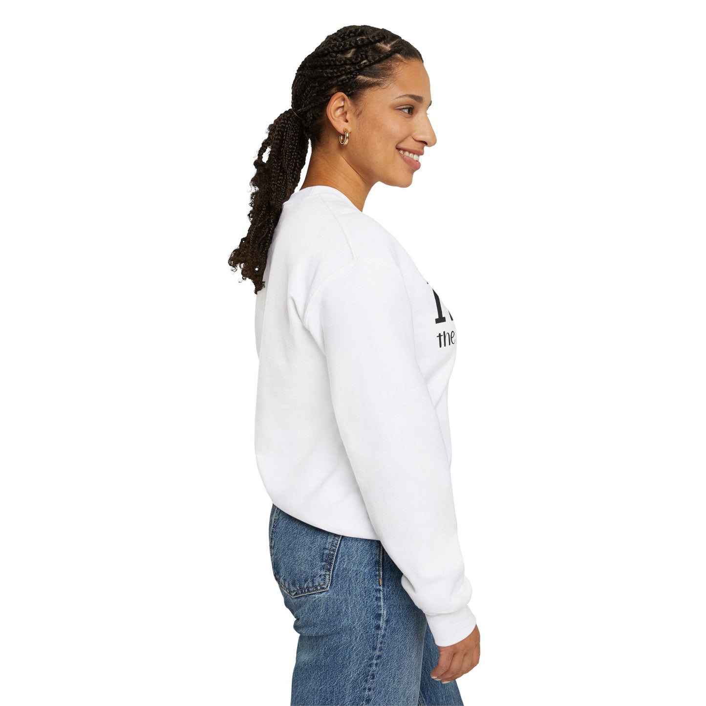 Mom The Heart of The Family Unisex Heavy Blend™ Crewneck Sweatshirt