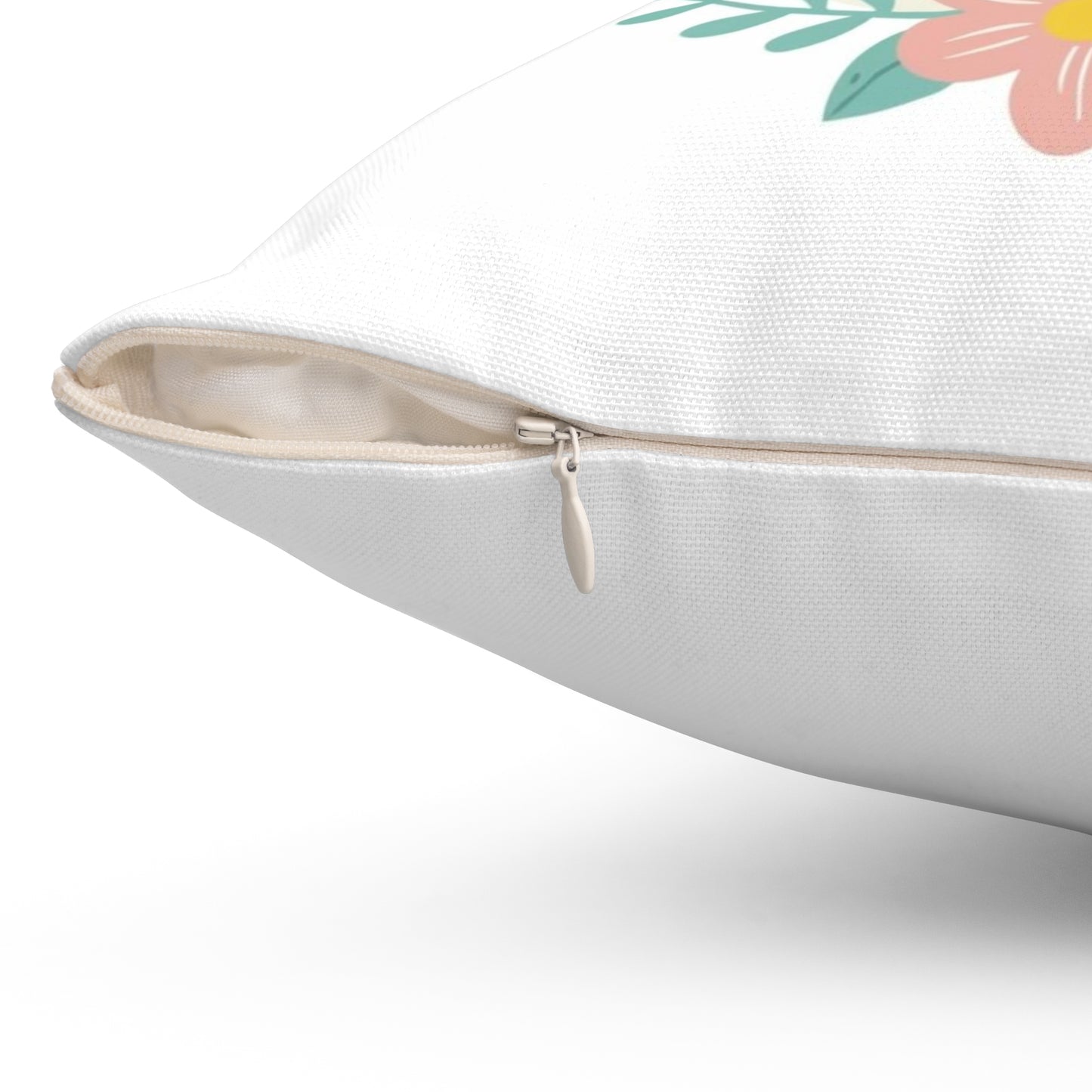 Best Nana Ever, Floral Print, Spun Polyester Square Pillow, 14" x 14"