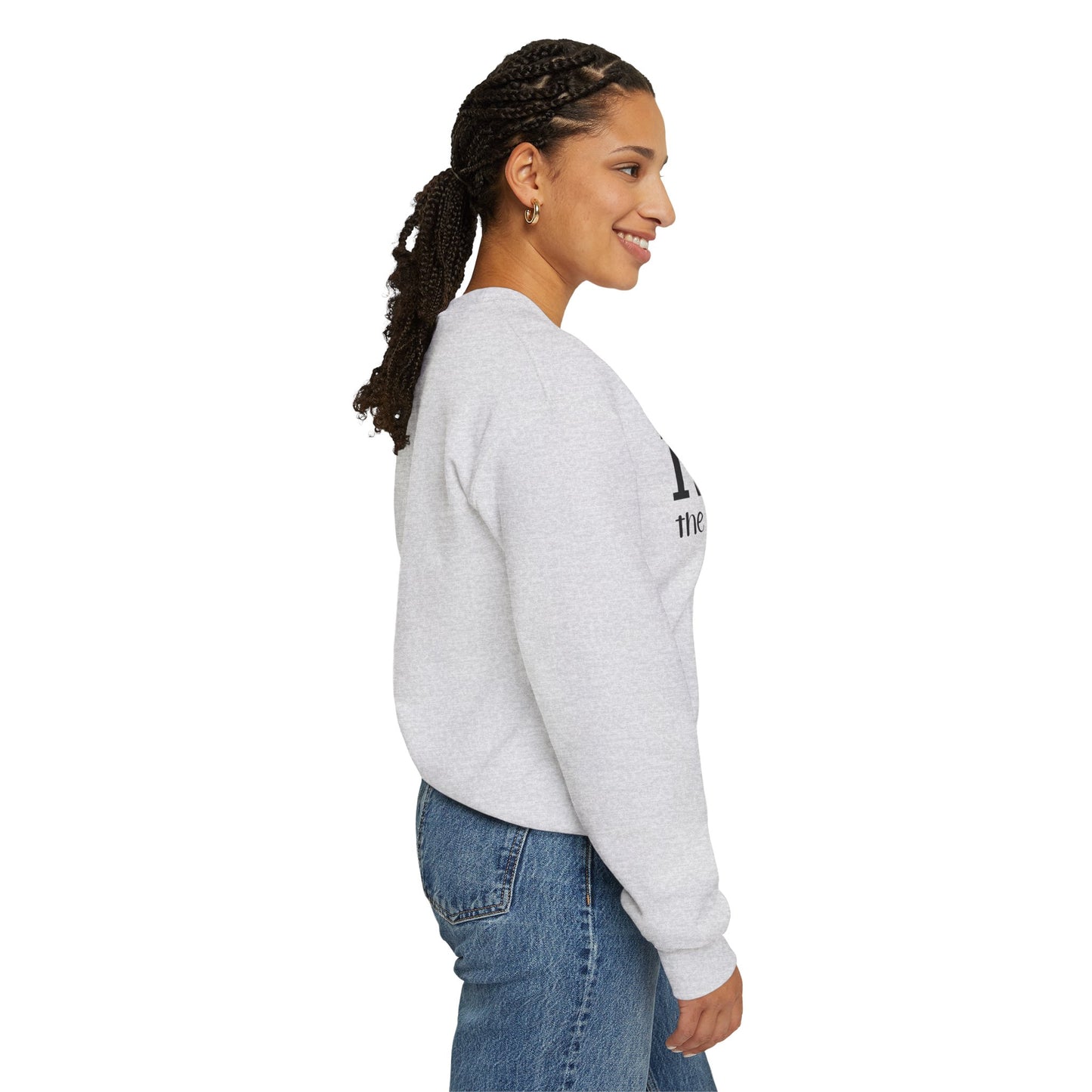 Mom The Heart of The Family Unisex Heavy Blend™ Crewneck Sweatshirt