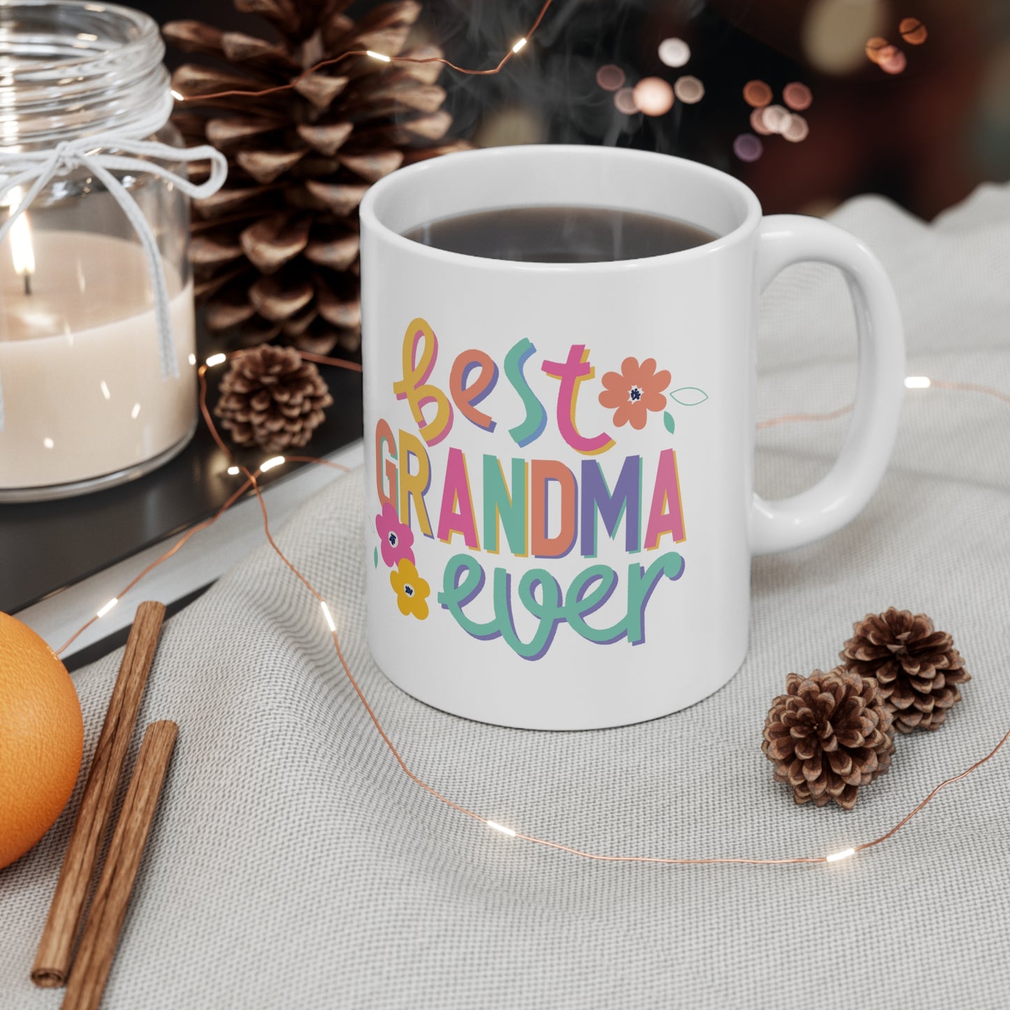 Best Grandma Ever 11oz Ceramic Mug, Mothers Day Gift