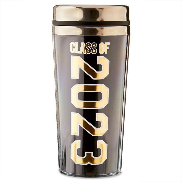 Class of 2023 Gold Foil Tumbler Gift Set