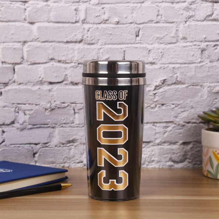 Class of 2023 Gold Foil Tumbler Gift Set