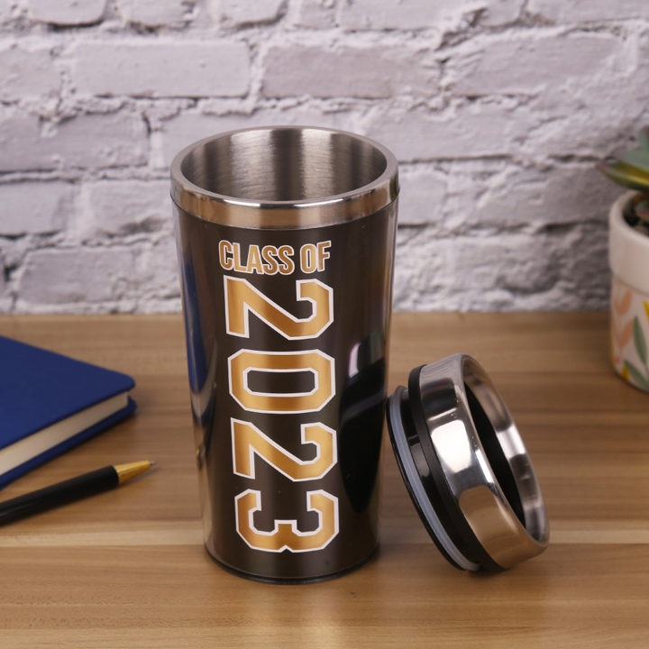 Class of 2023 Gold Foil Tumbler Gift Set