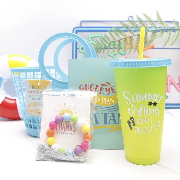 Cheep N Cheerful Teachers Appreciation Gift Basket Bundle - Blue