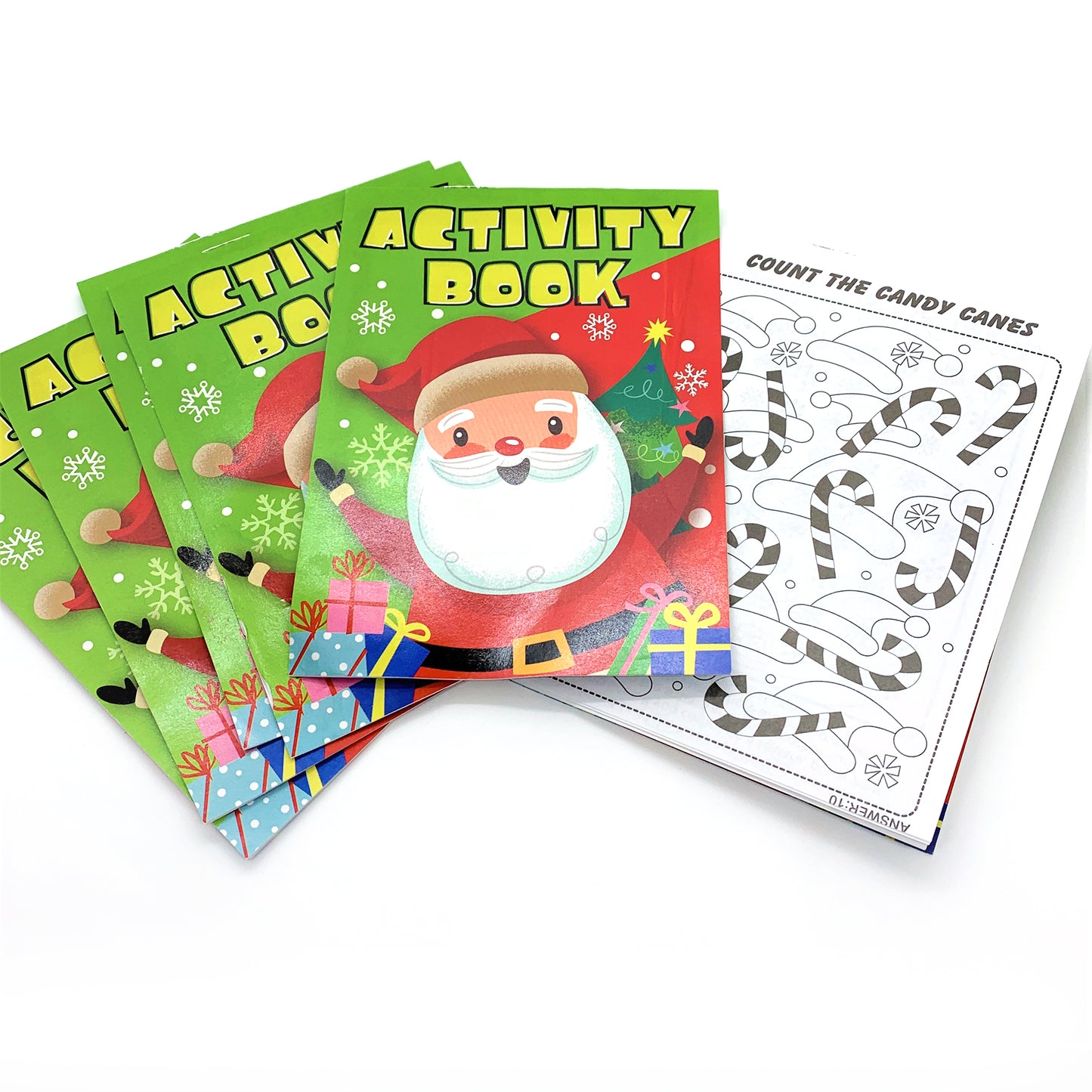 Christmas Holiday Novelty Stocking Stuffer Bundle, Activity Kits, 96 Pcs