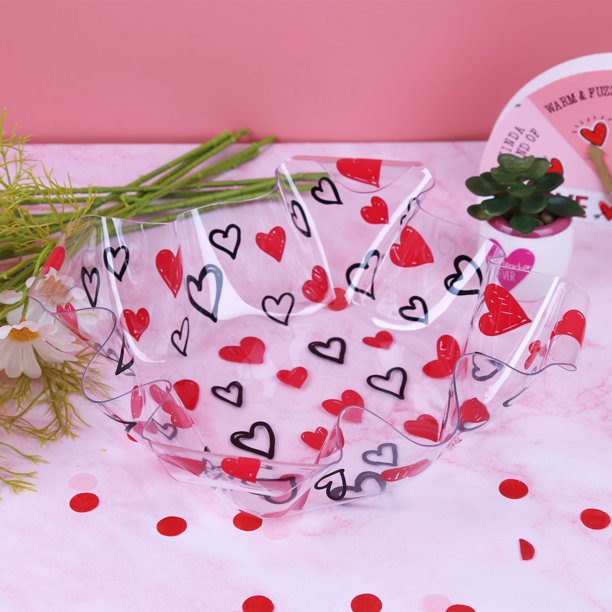 Cheep N Cheerful 19 Pc Deluxe Valentine Silicone Baking Kit, Silicone Molds, Cookie Cutters, Squeeze Bottle, Ruffled Bowl
