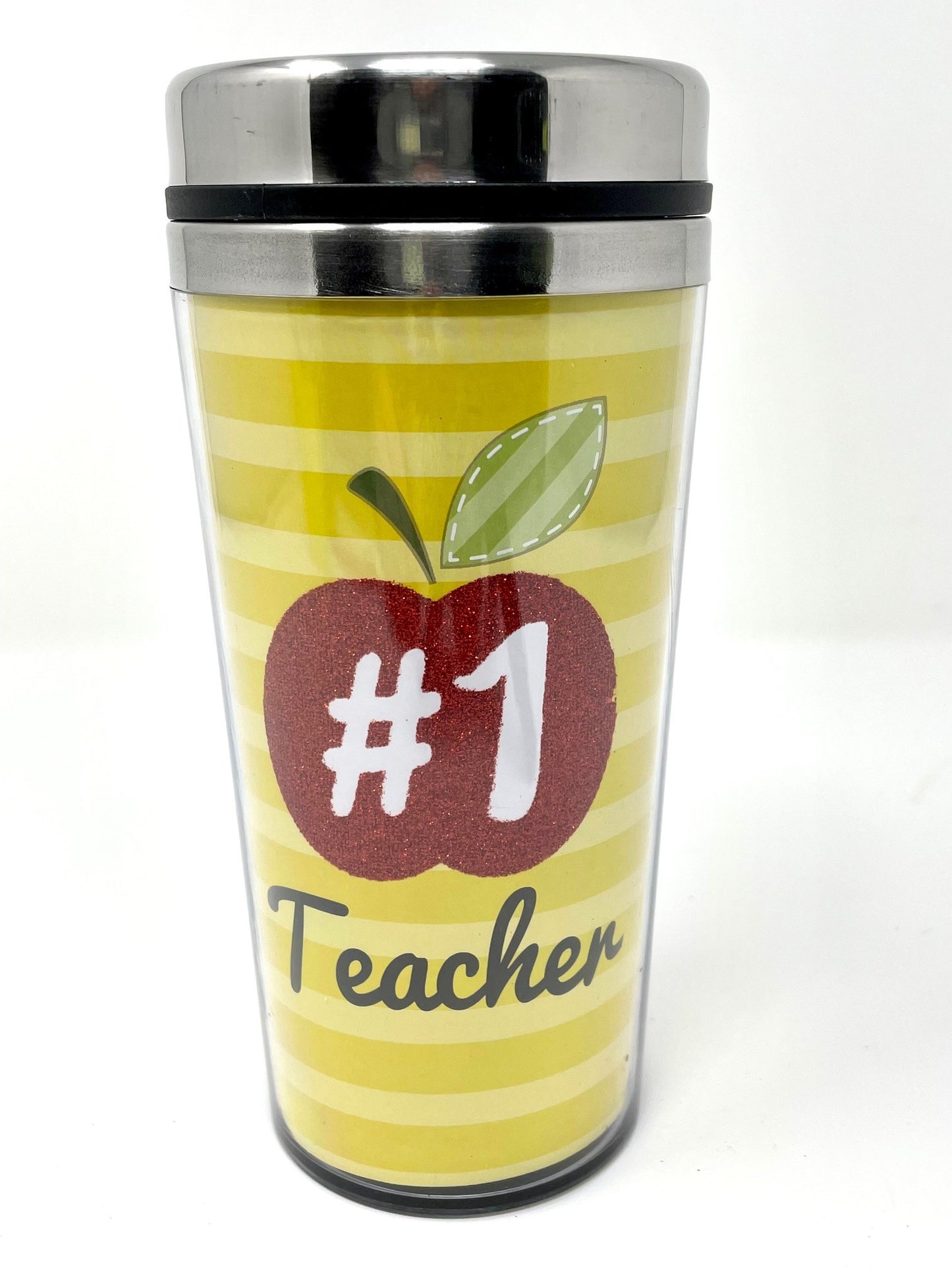 # 1 TEACHER Stainless Coffee Mug & Stationery Set