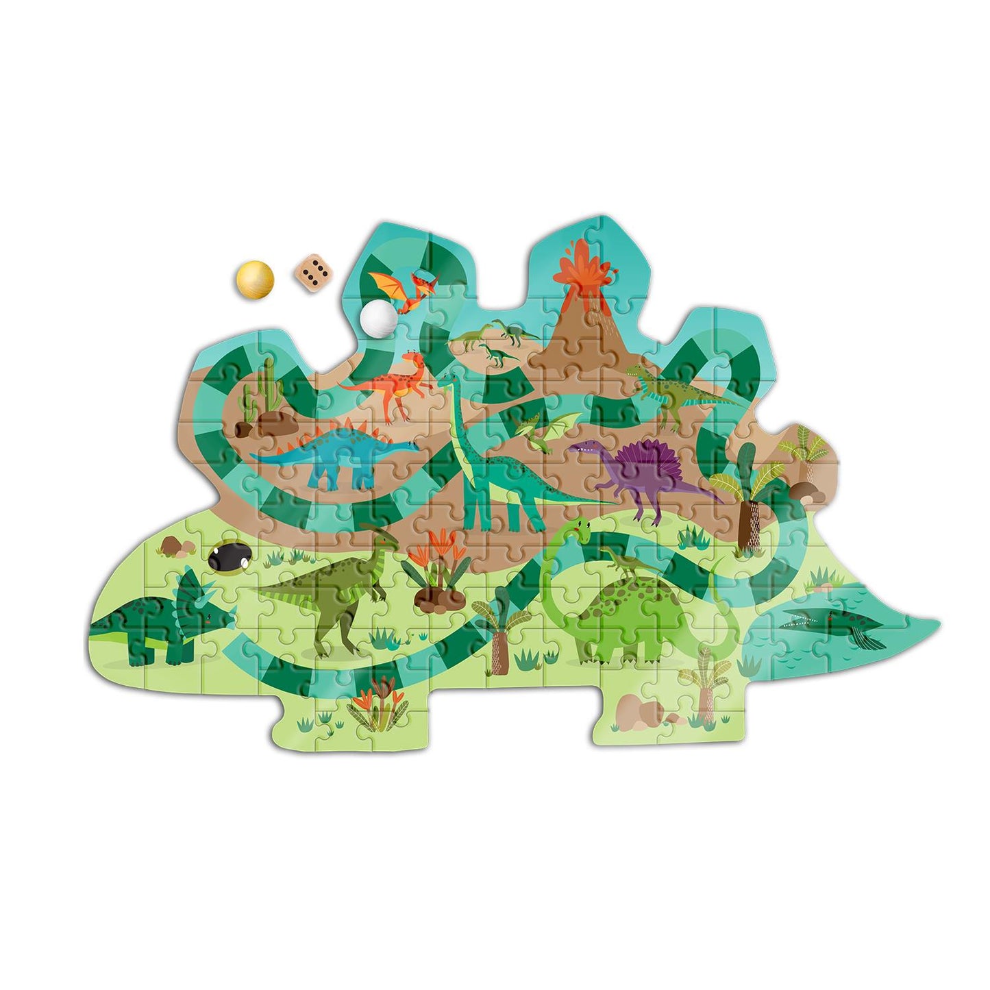 Dino Puzzle + Game