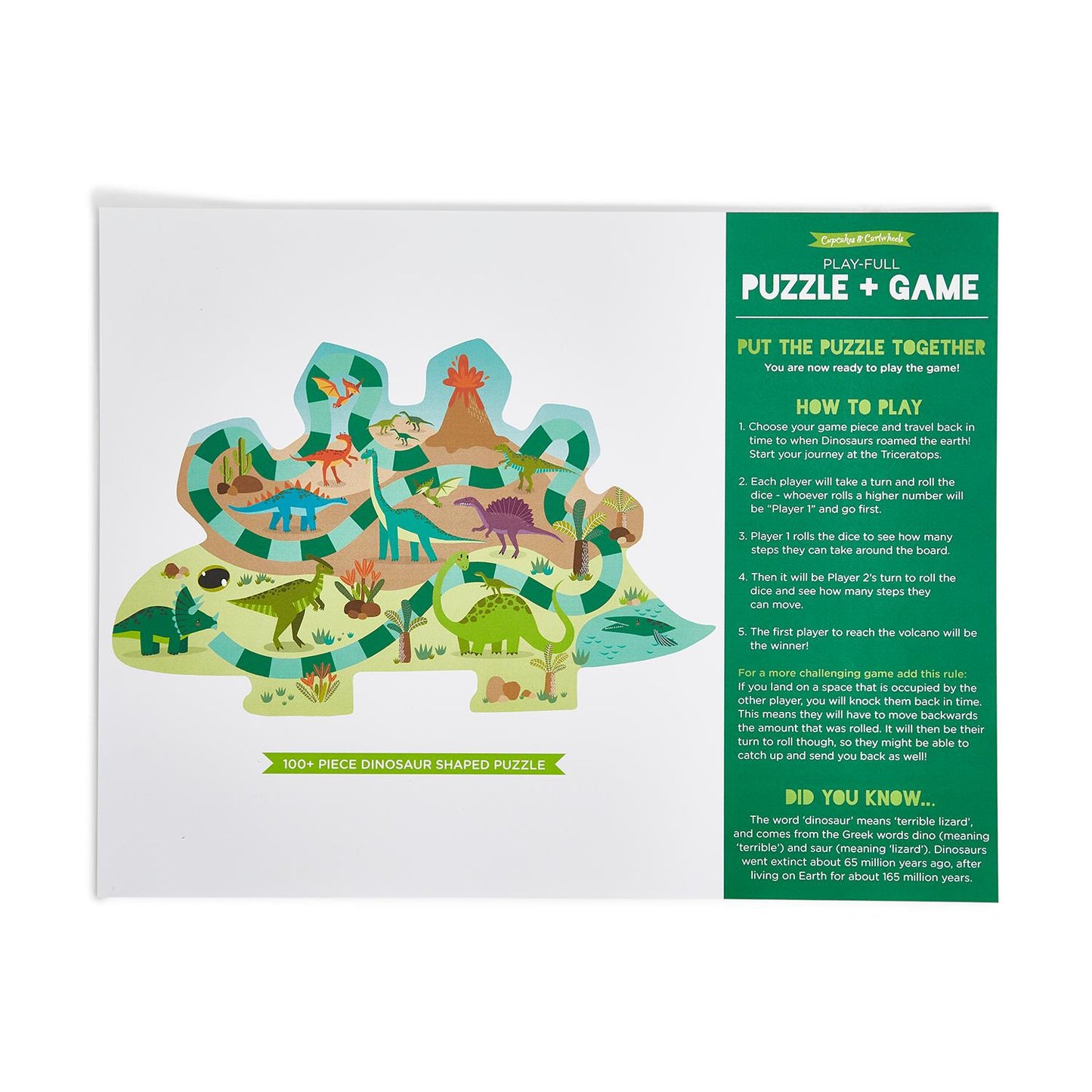 Dino Puzzle + Game