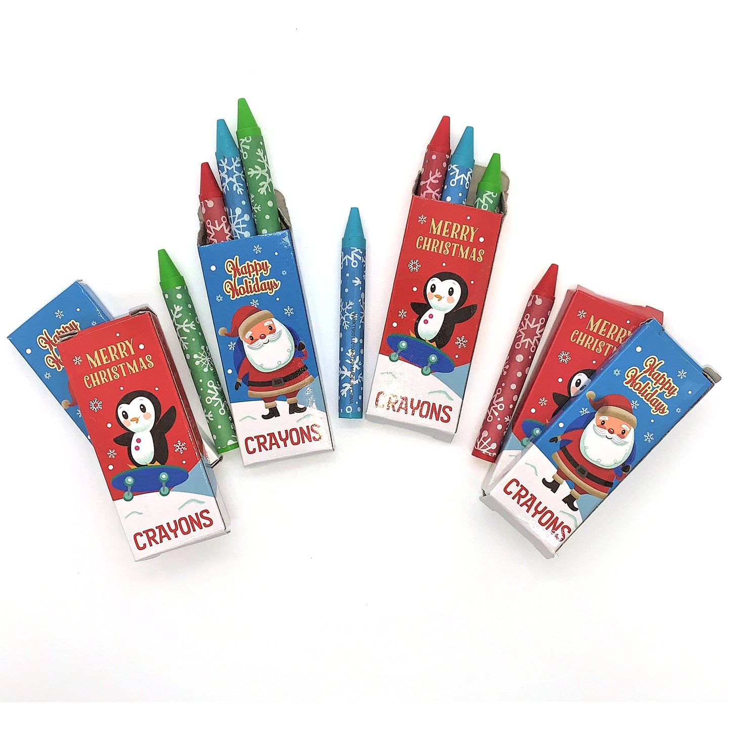 Christmas Holiday Novelty Stocking Stuffer Bundle, Activity Kits, 96 Pcs