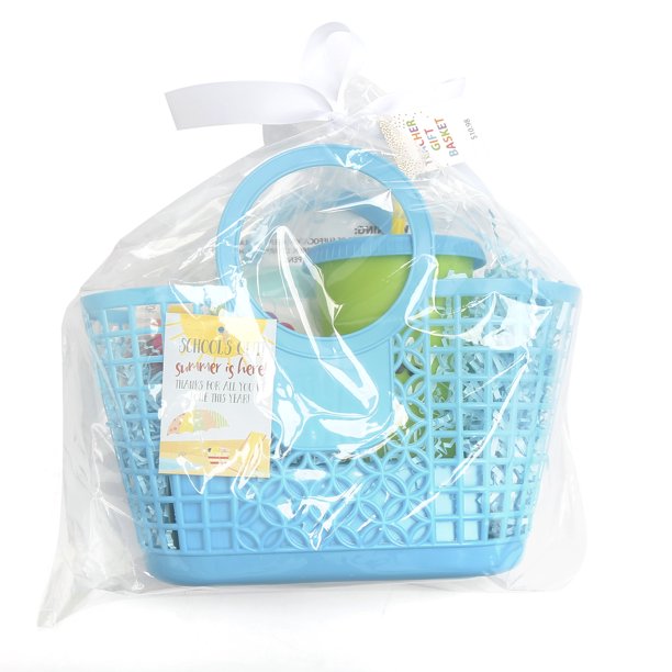 Cheep N Cheerful Teachers Appreciation Gift Basket Bundle - Blue