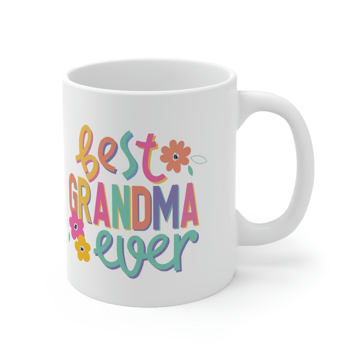 Best Grandma Ever Ceramic Mug 11oz, Mothers Day Gift