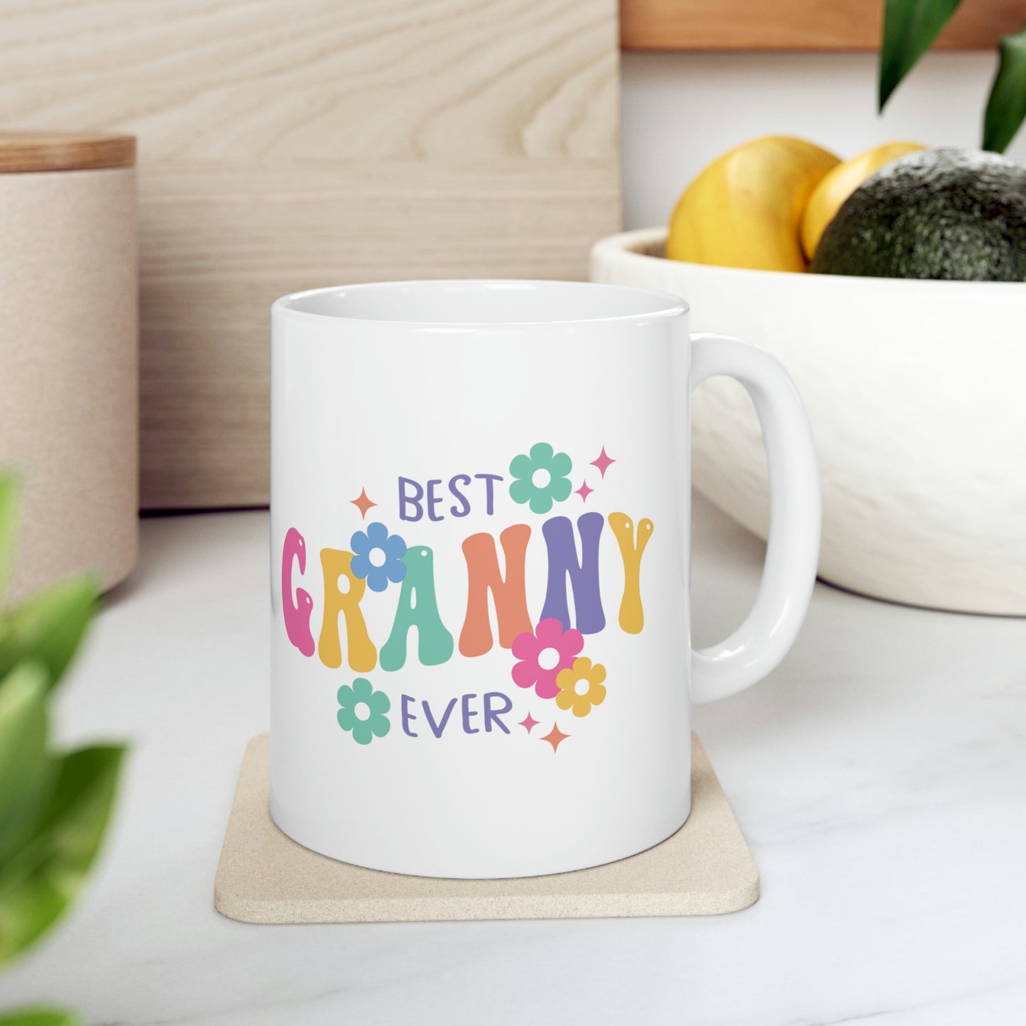 Best Granny Ever Ceramic Mug 11oz, Mothers Day Gift