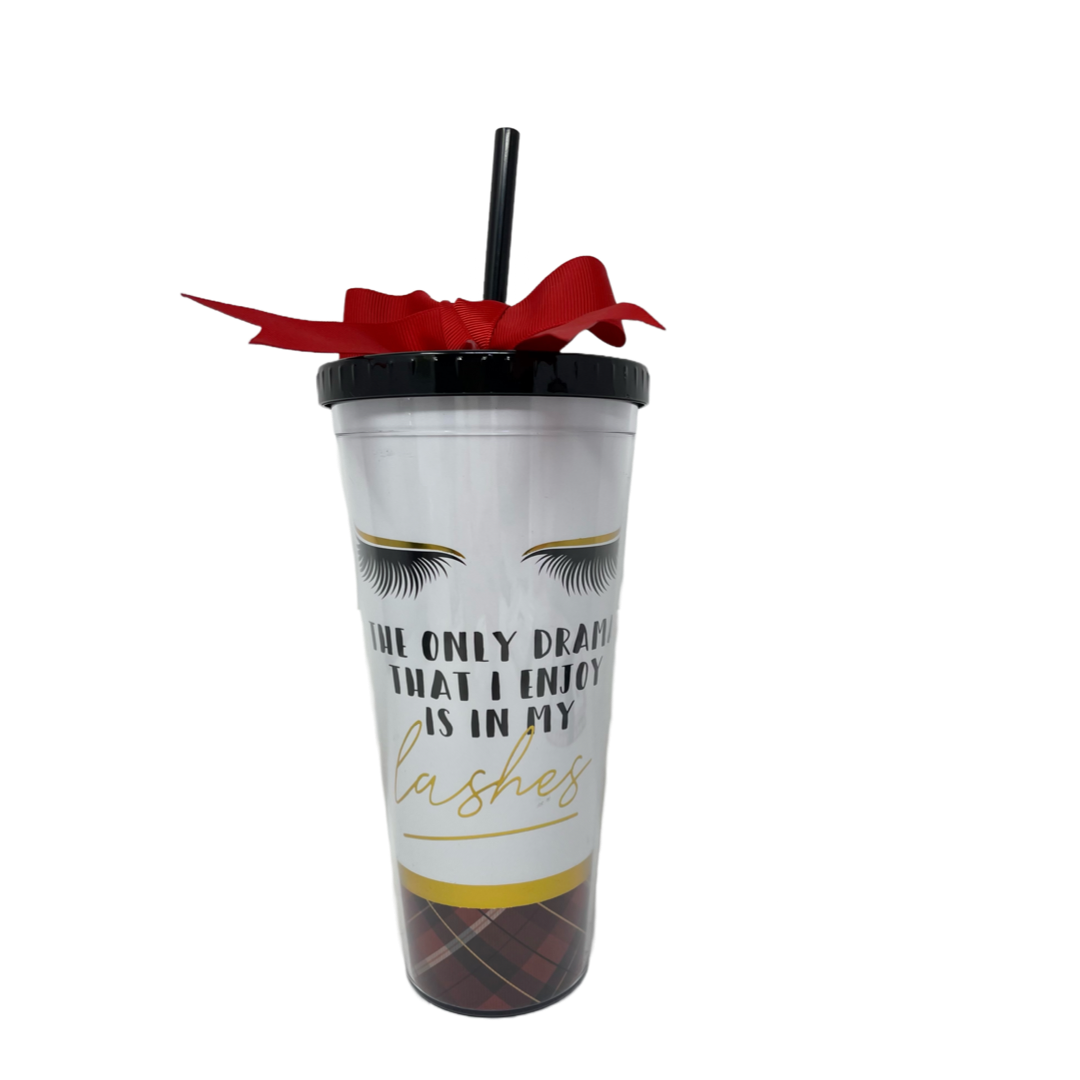 Lashes Tumbler and Notepad Giftable