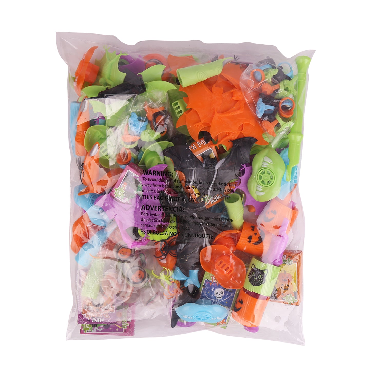 Halloween Novelty Creature Toy Assortment Value Bundle, Halloween Party Favors, 150 pcs