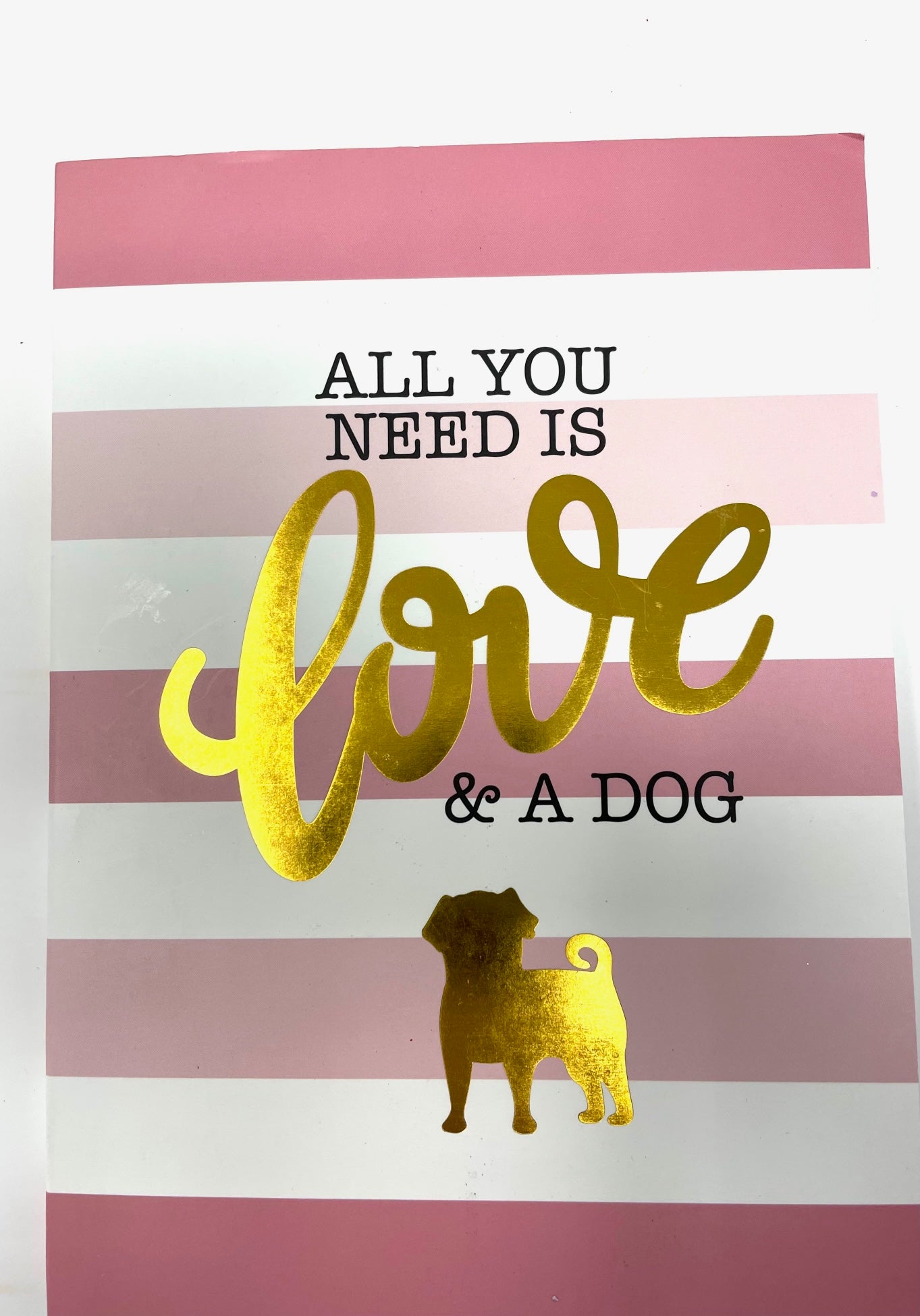 "All You Need Is LOVE and a Dog" Journal and Mug Gift Set