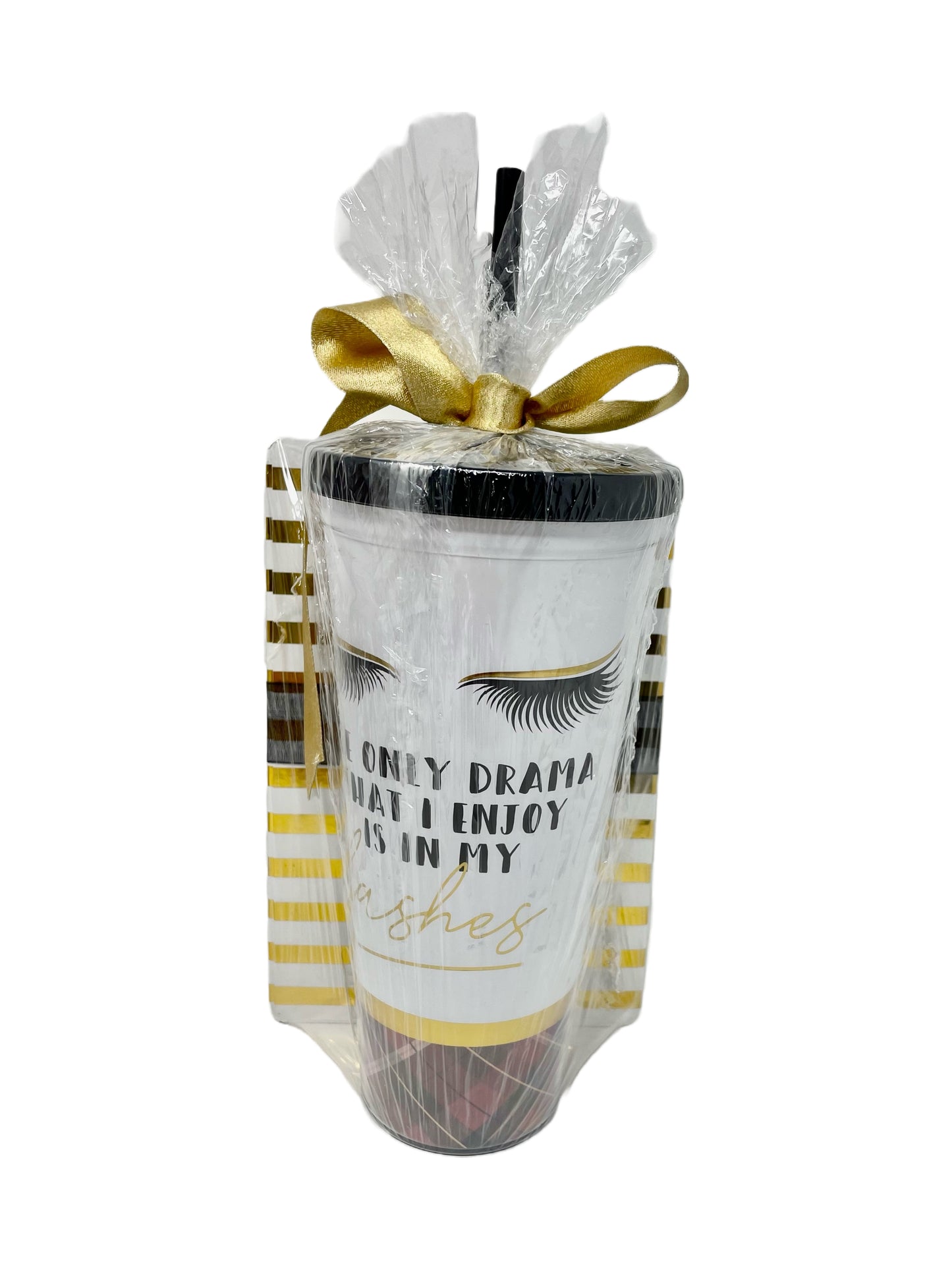 Lashes Tumbler and Notepad Giftable