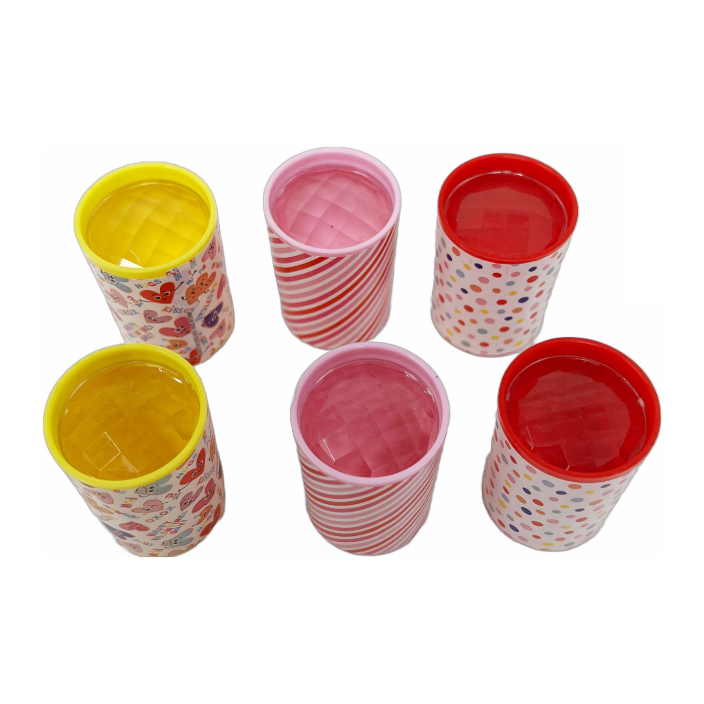 Cheep N Cheerful 80 Pc Valentine Novelty Toy Value Bundle with Ruffle Bowl, Kids Valentine, Valentines Day Toys
