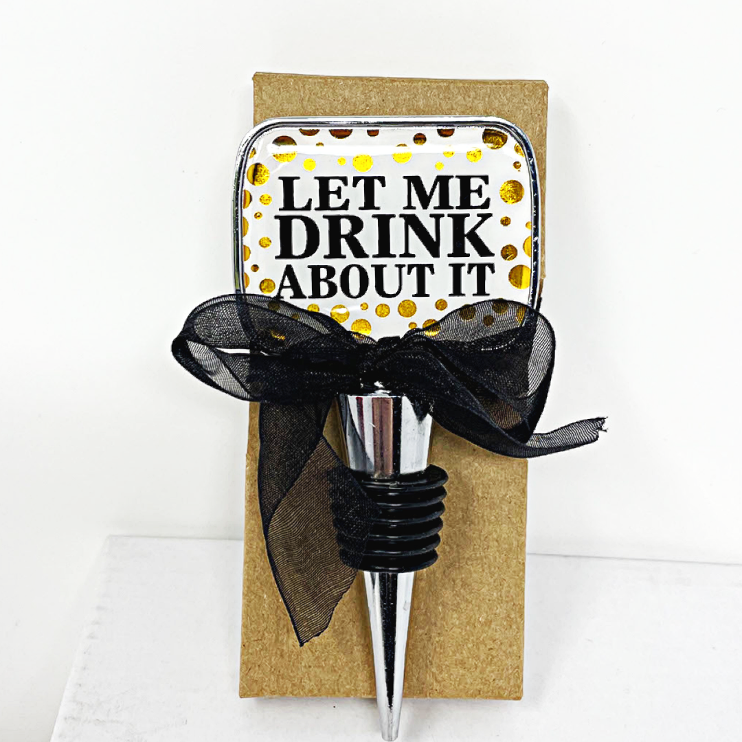 Cheep N Cheerful "Wine Time" Gift Bundle, Teacher Giftable, Wine Tumbler, Wine Stopper, Giftable