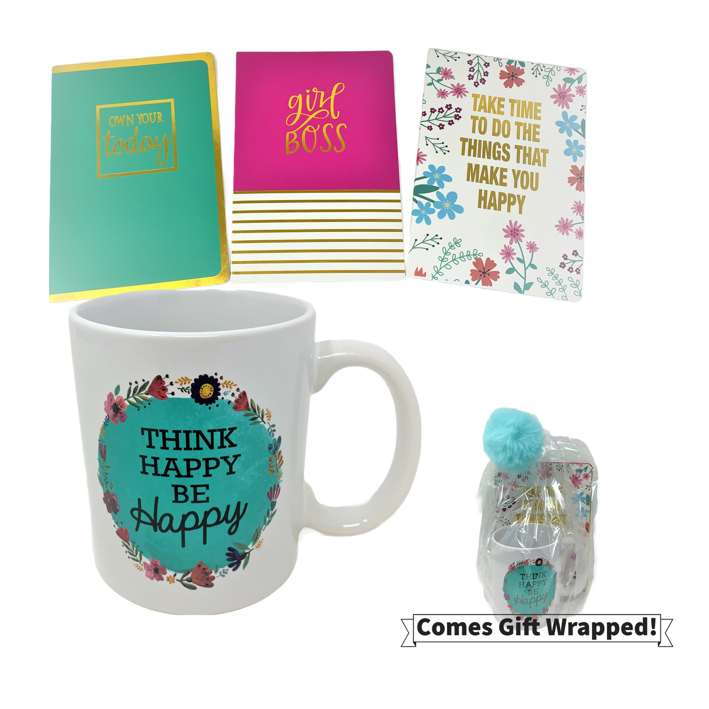 Inspirational Coffee Mug and Journal Set