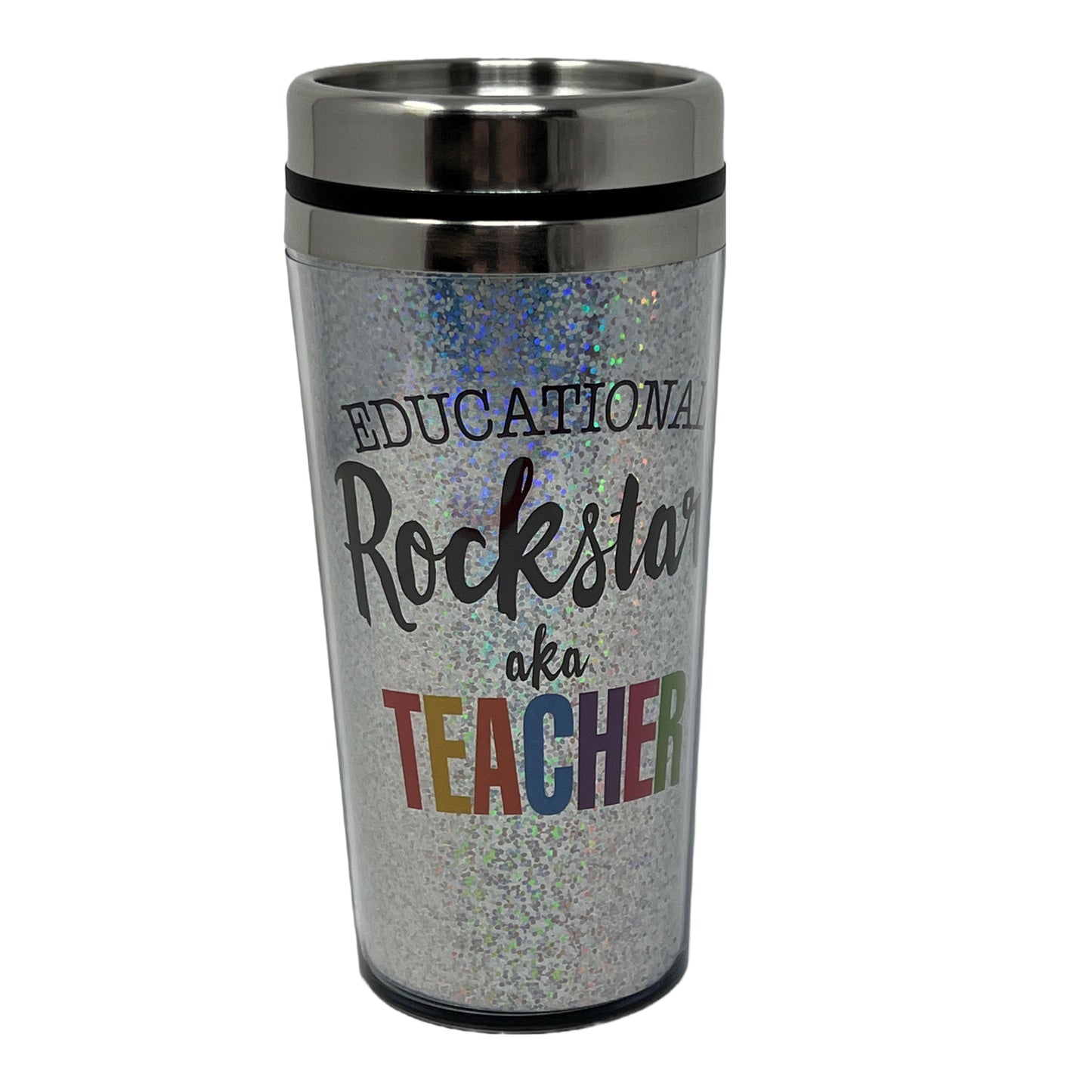Teacher Appreciation Apple Container Stationary Set and Coffee Tumbler Giftable