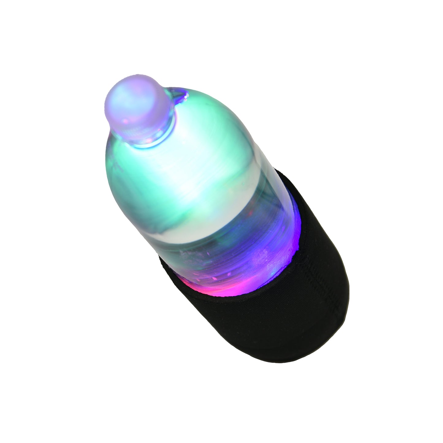 Bulk Blank Foam Light Up Drink Sleeve Multi-Pack, Black Light Up Can Coolers for Vinyl Projects, 12-Pack