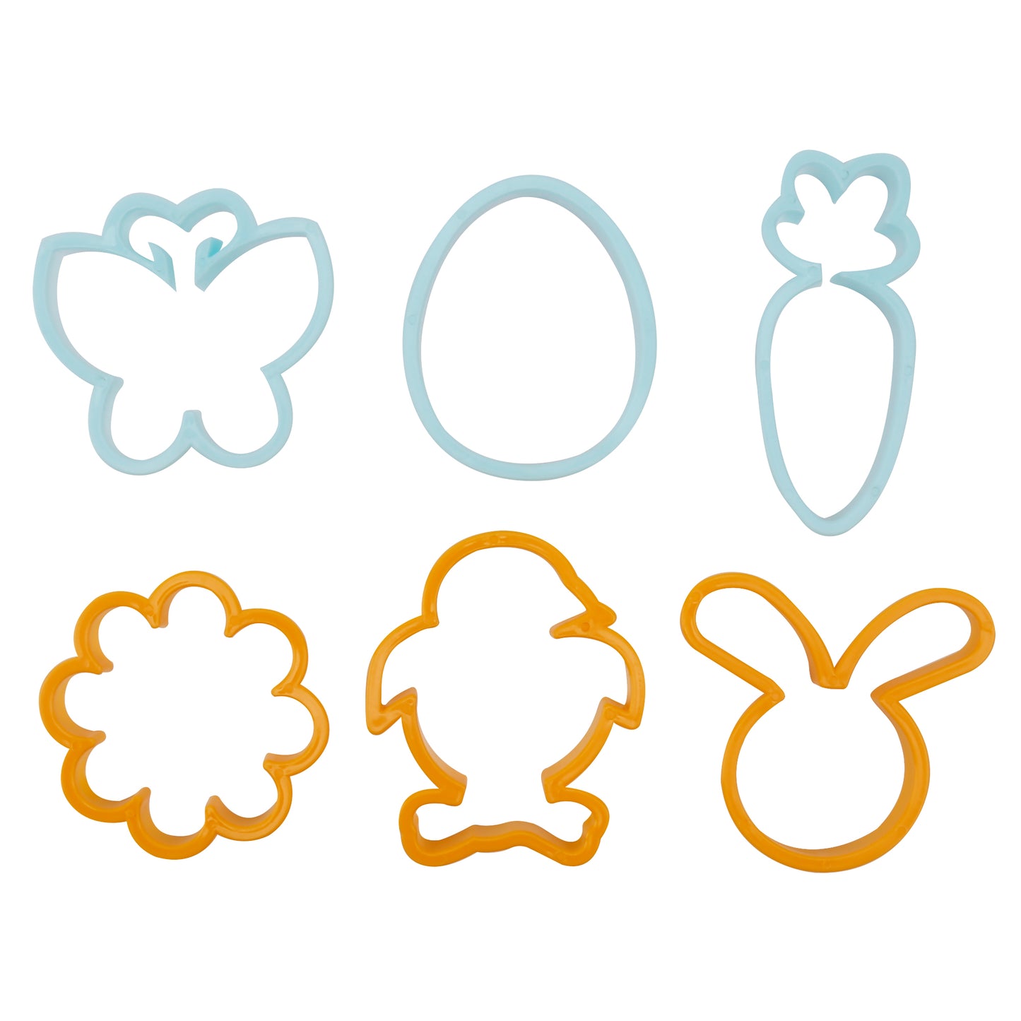 Cheep N Cheerful 12 Pc Easter Silicone Mold and Cookie Cutter Deluxe Set, Easter Baking Supplies