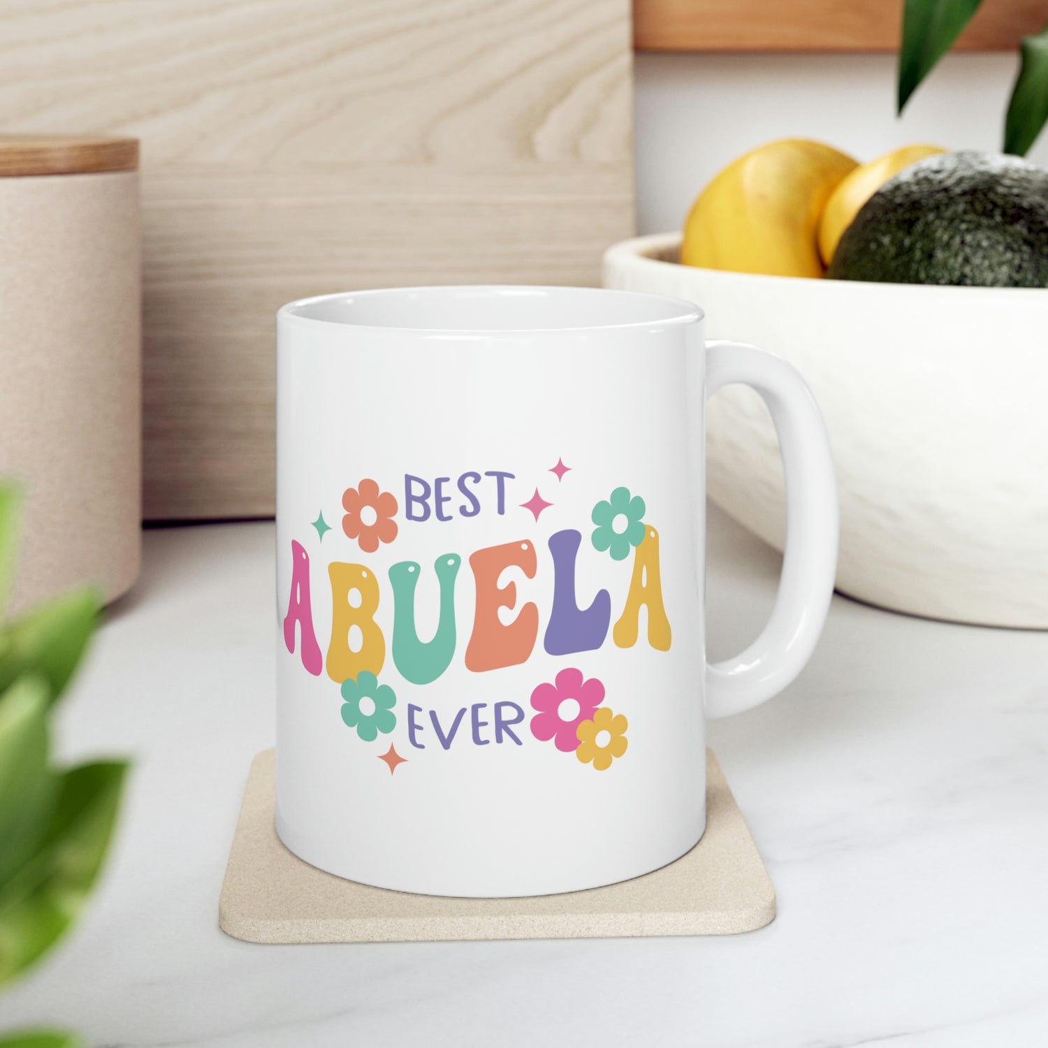 Best Abuela Ever Ceramic Mug 11oz, Mothers Day Gifts – Cheepncheerful