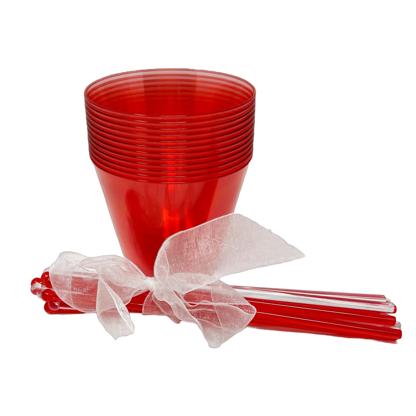 Santa Drink Dispenser and Cocktail Set with Drink Stirrers and Table Cover