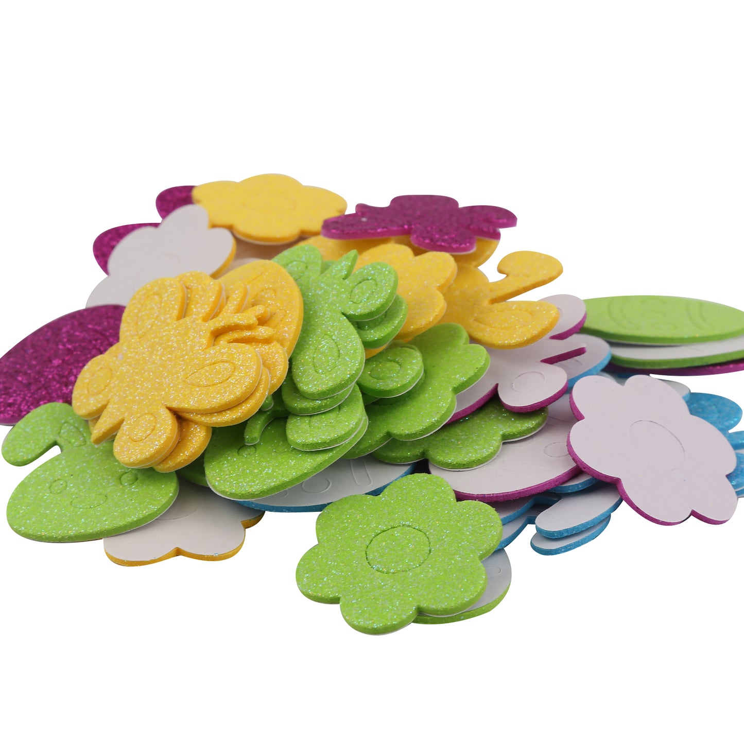 Cheep N Cheerful 159 Pieces Foam Easter Craft Set, Fun Foam Easter Craft Set - 159 Pieces of Creative Fun with Foam Stickers and Easter Egg Cutouts