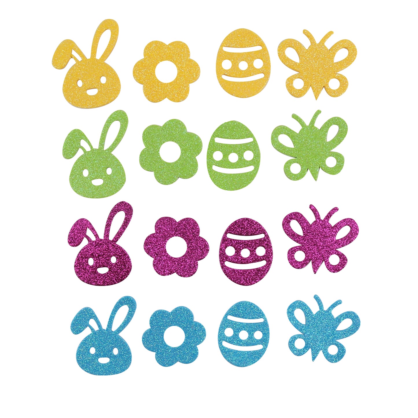 Cheep N Cheerful 159 Pieces Foam Easter Craft Set, Fun Foam Easter Craft Set - 159 Pieces of Creative Fun with Foam Stickers and Easter Egg Cutouts